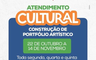 Ipecaetá promove Atendimento Cultural para construção de portfólios artísticos